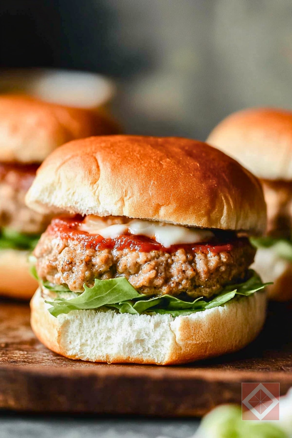 14 Dinner Recipes for Two: Burgers, Tacos, Sandwiches, and Pizza - Turkey Burgers pin 1 midia