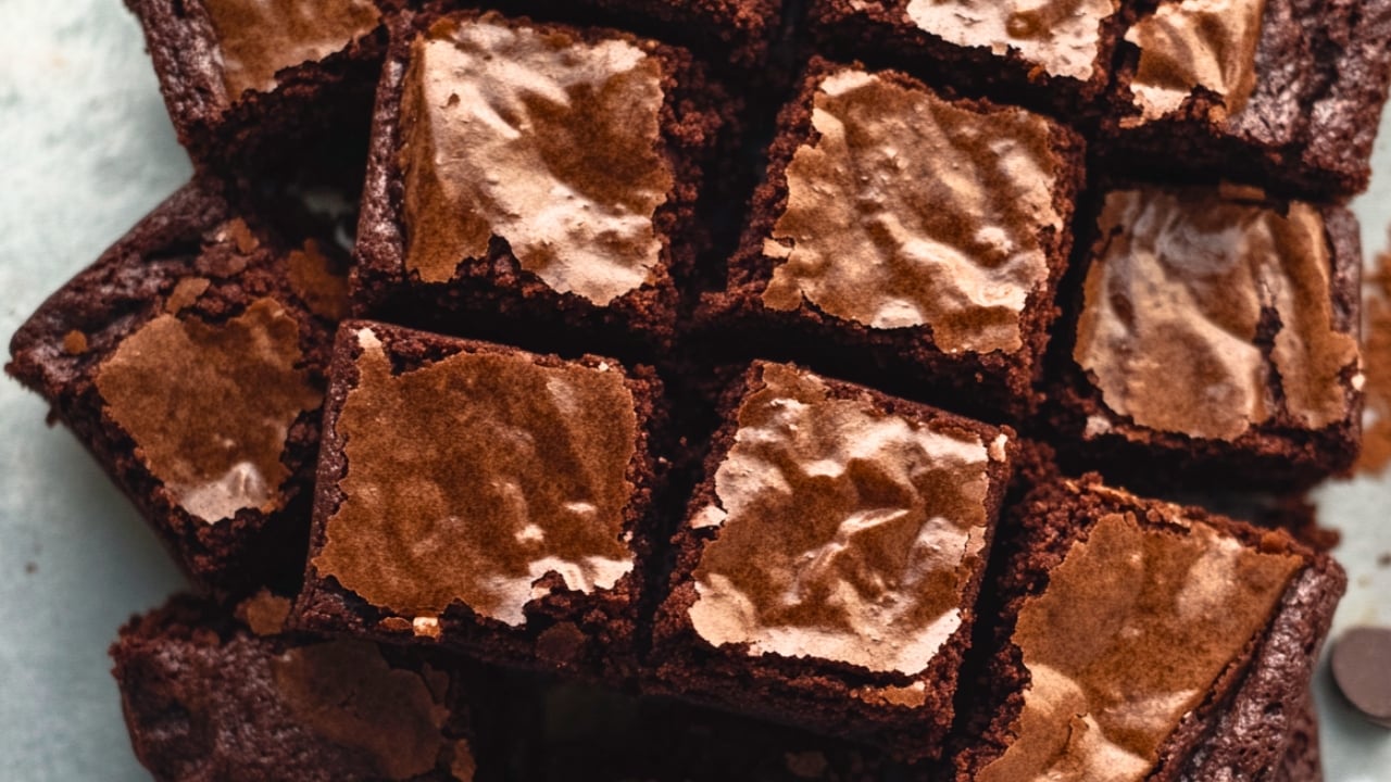 Best Fudgy Crackle-Top Brownies - Crackle Top Brownies Dessert midia