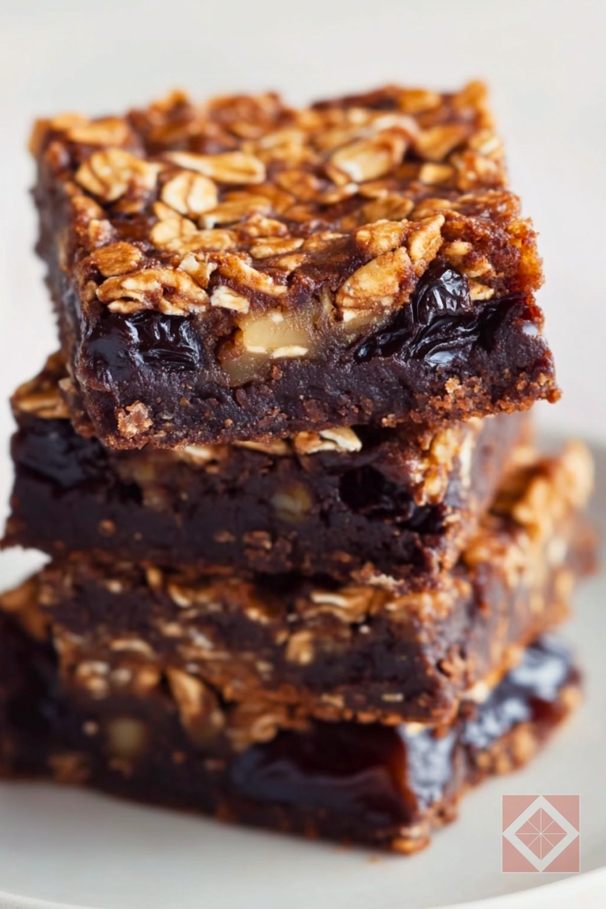 13 Weeknight Dessert Recipes That’ll Save Your Sanity (and Your Sweet Tooth) - Dark Chocolate Date Oatmeal Bars pin 3 midia