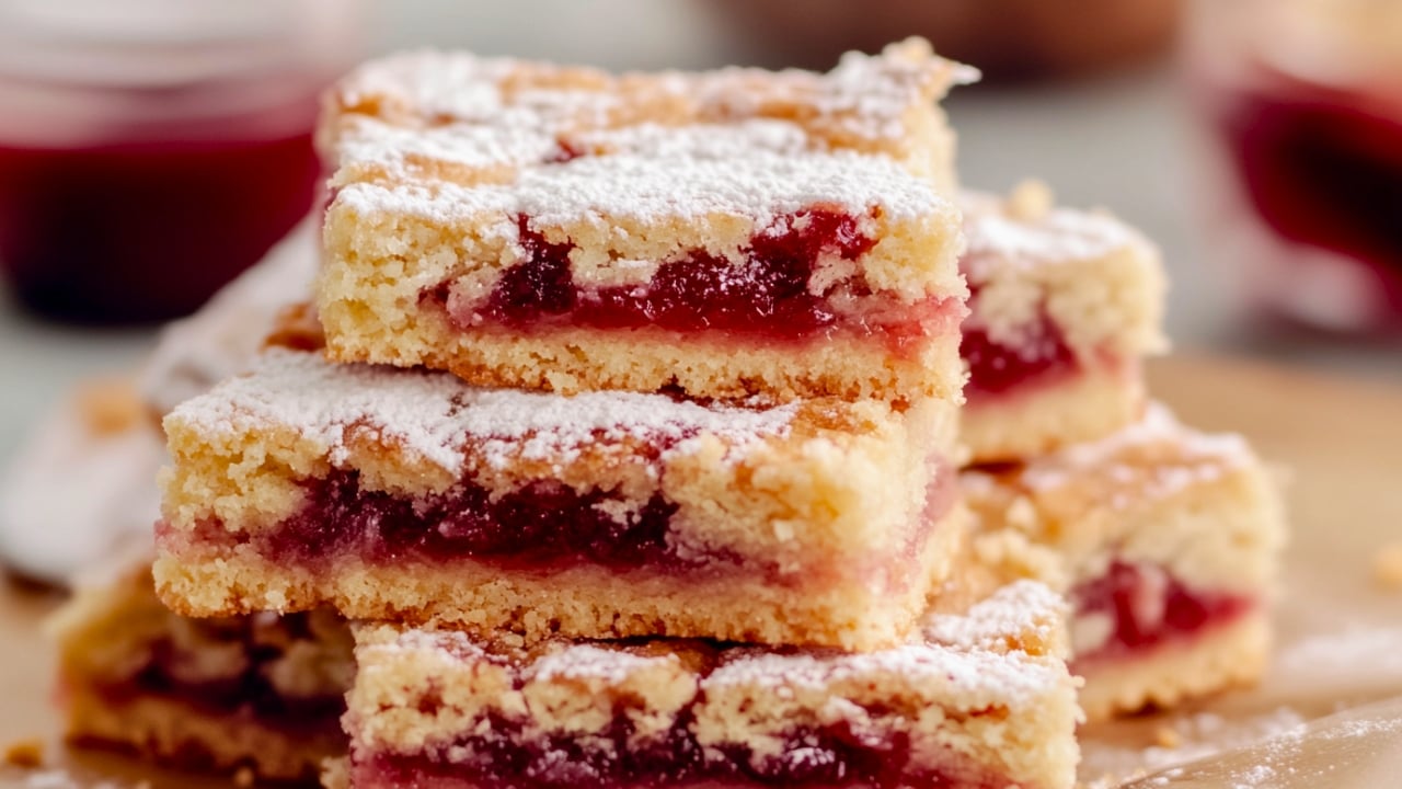 Classic Jam Jam Bars Dessert Recipe for Sweet Cravings - Jam Jam Bars Dessert midia