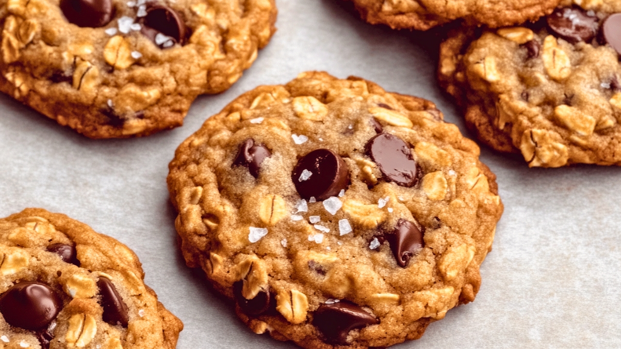 Chewy Oatmeal Chocolate Chip Cookies - Oatmeal Chocolate Chip Cookies midia