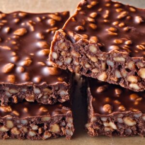 No-Bake Peanut Butter-Mocha Crunch Bars - Peanut Butter Mocha Crunch Bars Dessert midia
