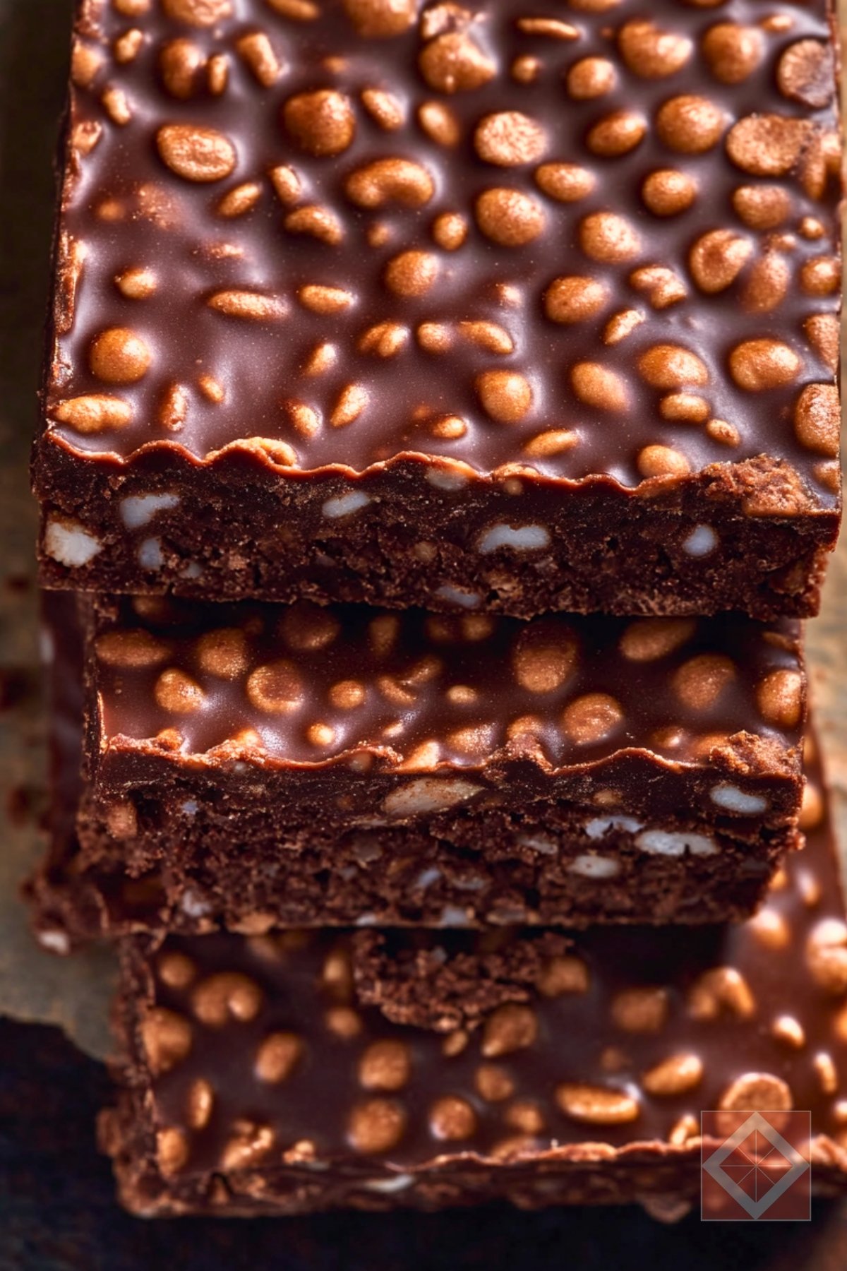No-Bake Peanut Butter-Mocha Crunch Bars - Peanut Butter Mocha Crunch Bars Dessert pin 2 midia