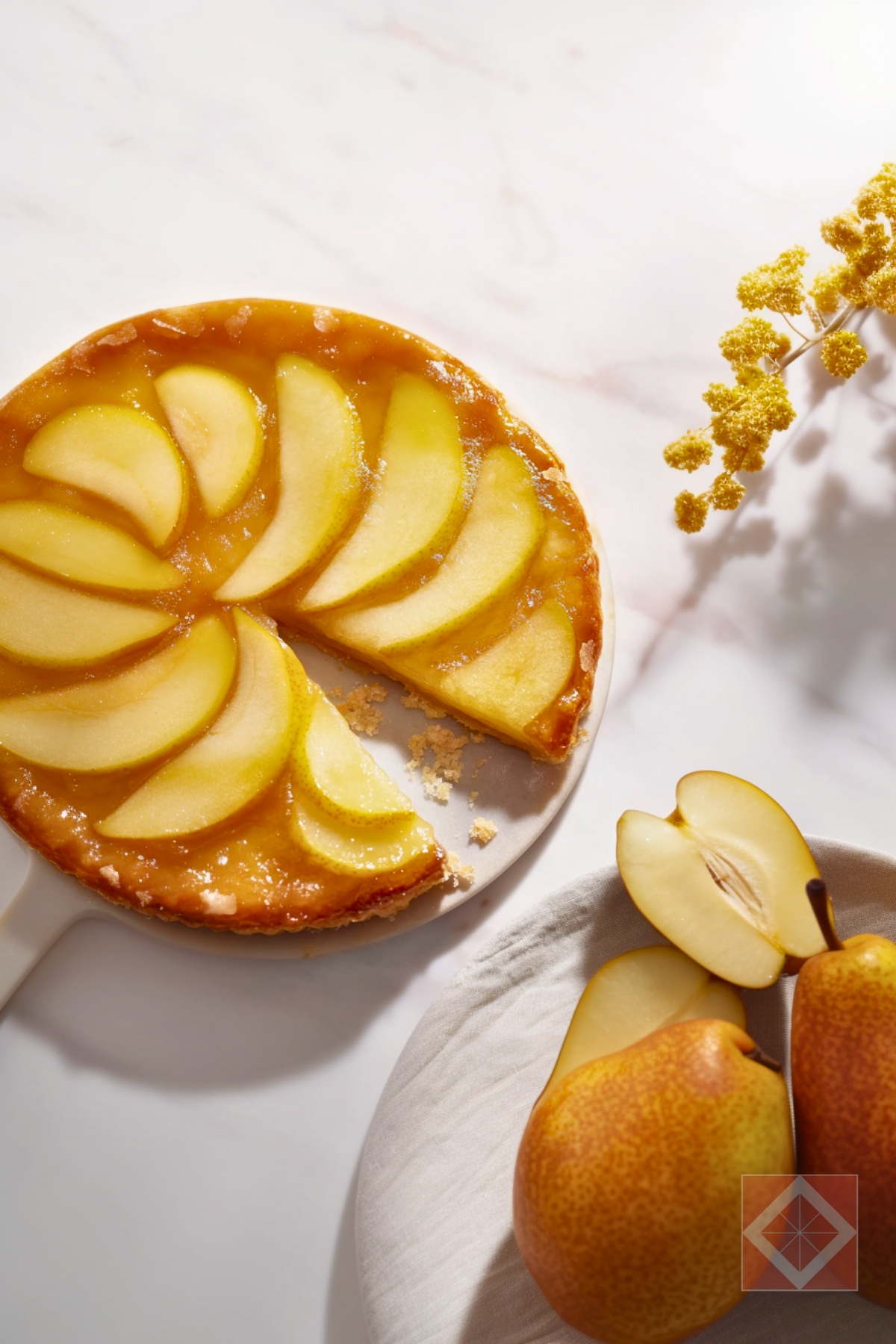 Perfect Pear Tarte Tatin Made Simple: Recipe for Two - Pear Tarte Tatin pin 2 midia