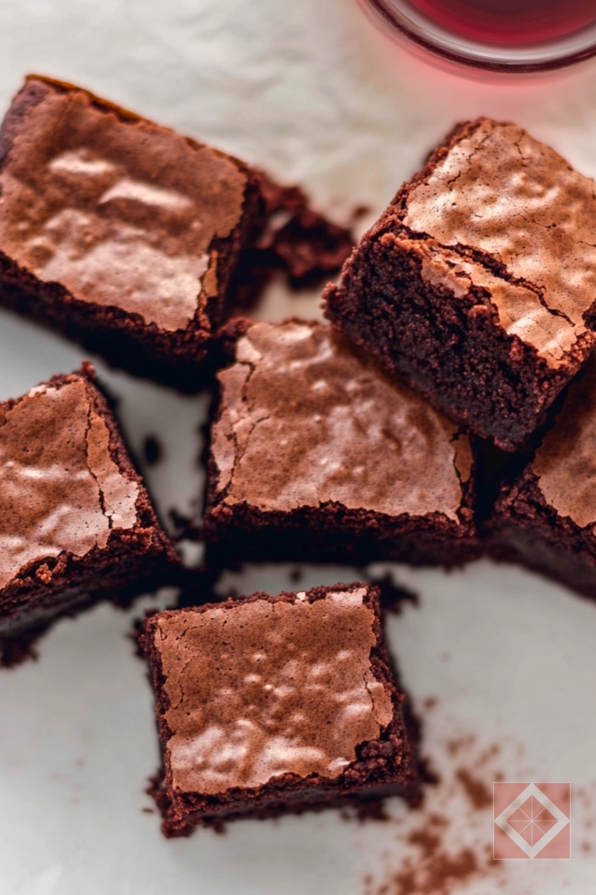 13 Weeknight Dessert Recipes That’ll Save Your Sanity (and Your Sweet Tooth) - Red Wine Brownies Dessert pin 1 midia