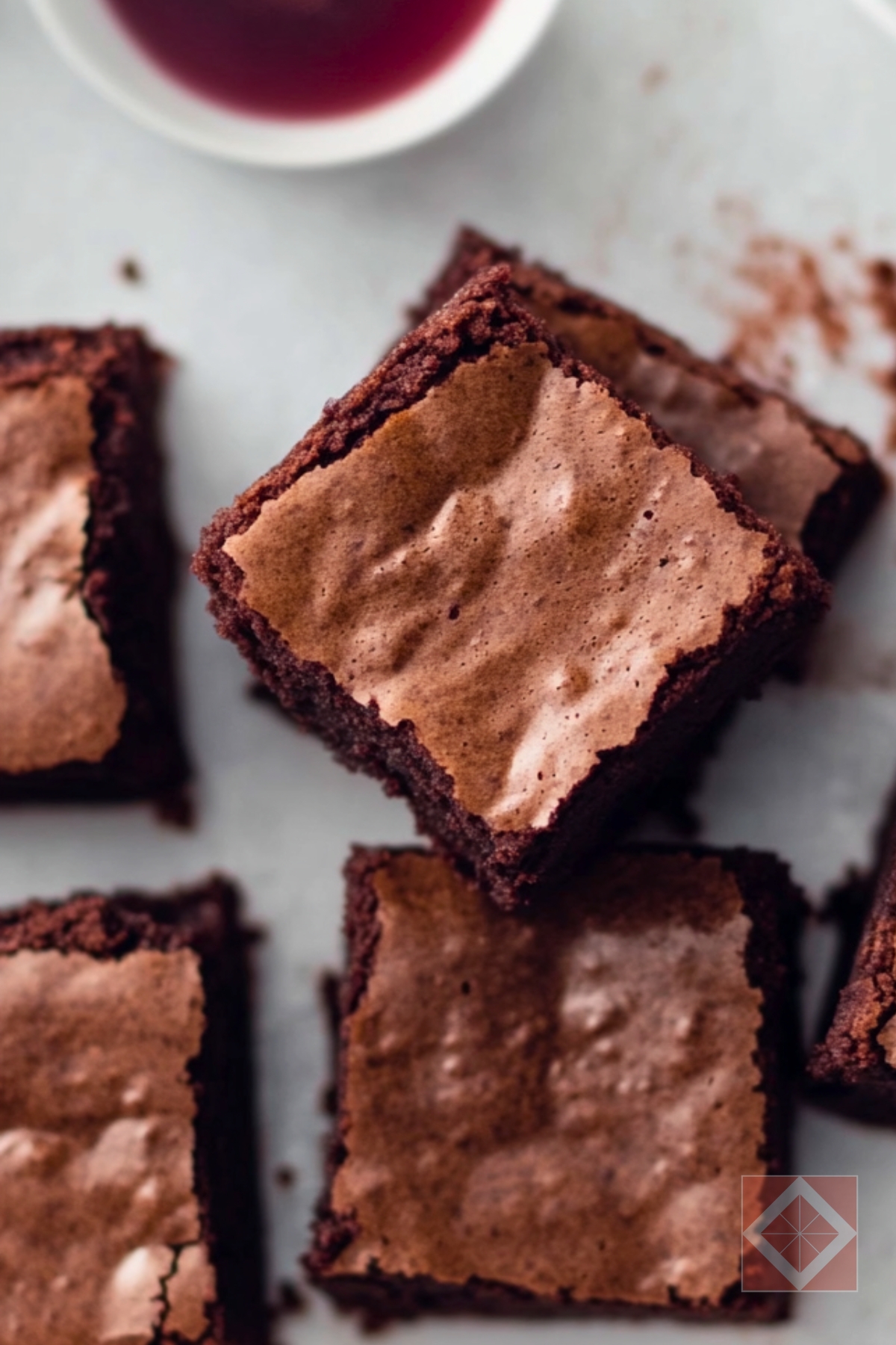 Red Wine Brownies Recipe: A Dessert You Can’t Resist - Red Wine Brownies Dessert pin 2 midia