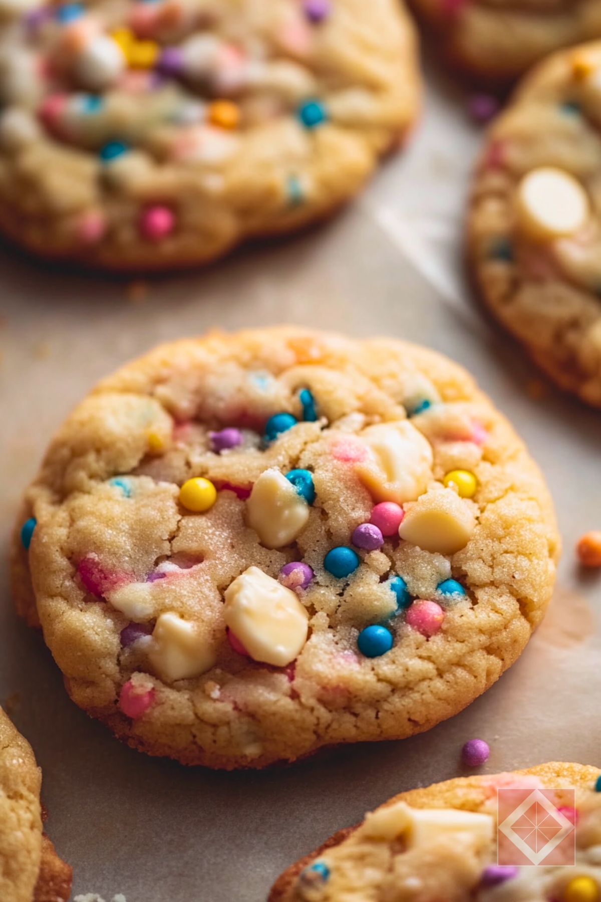 13 Weeknight Dessert Recipes That’ll Save Your Sanity (and Your Sweet Tooth) - Unbirthday Cake Cookies Dessert pin 1 midia