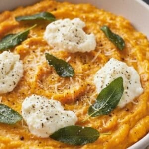 Indulgent Butternut Squash Polenta with a Crispy Sage Twist - Butternut Squash Polenta