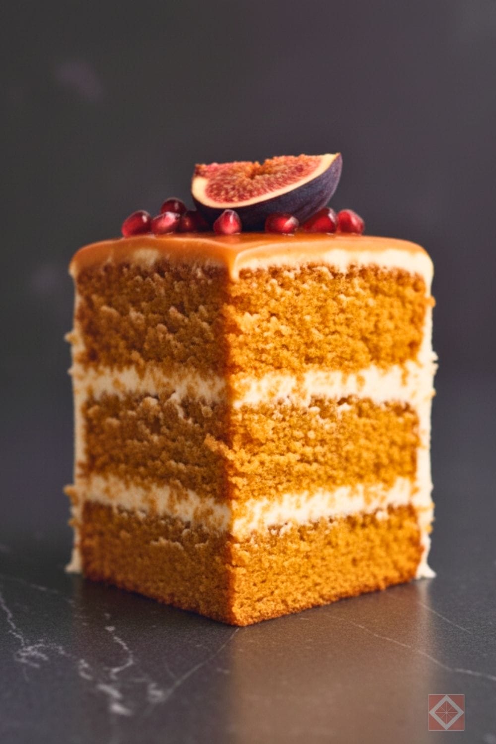 This Caramel Pumpkin Layer Cake Tastes Like Fall Gave You a Hug - caramel pumpkin cake 2