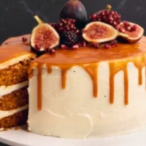 This Caramel Pumpkin Layer Cake Tastes Like Fall Gave You a Hug - caramel pumpkin cake