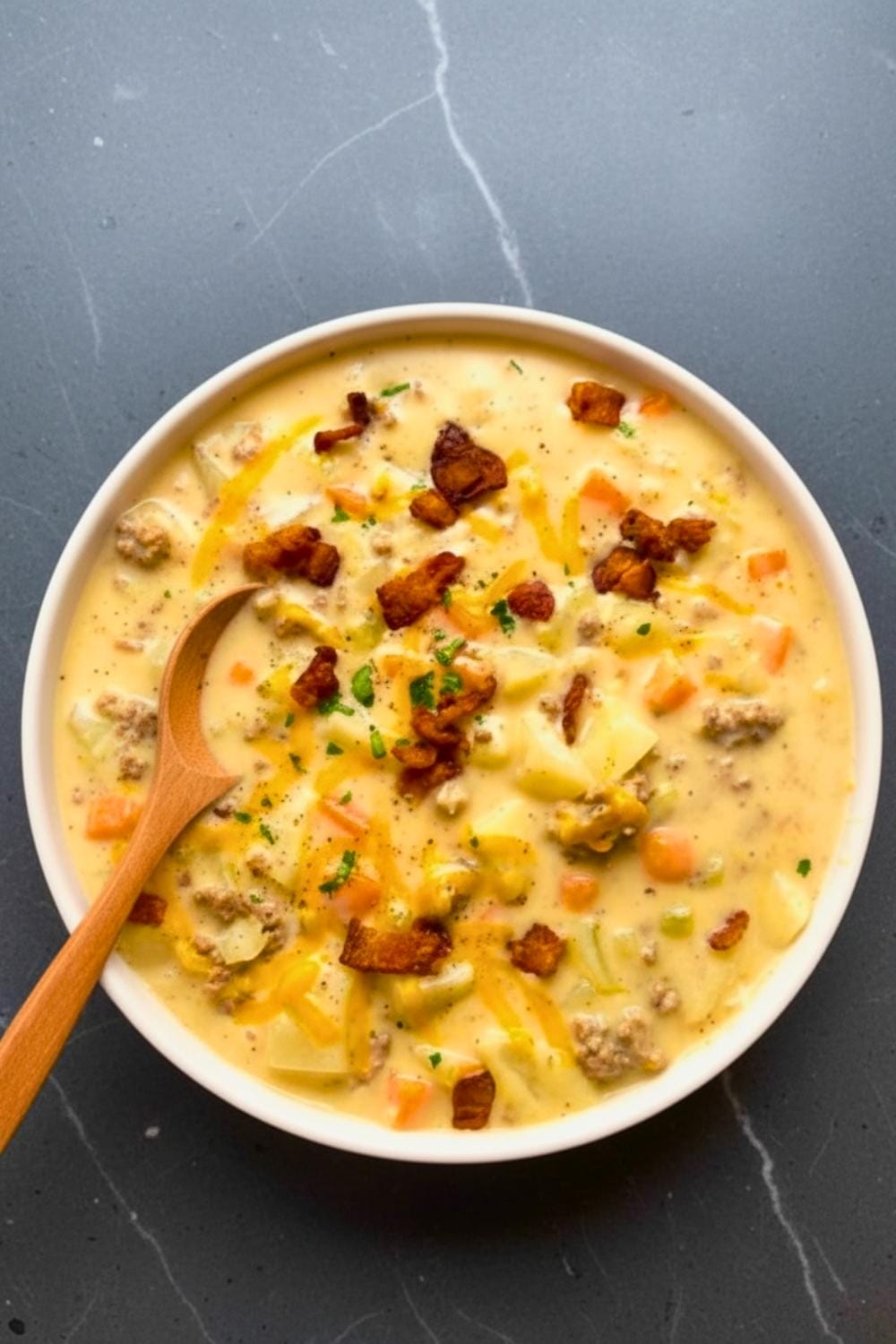 Cheeseburger Soup? Yep, and It’s Better Than You Think - cheeseburger soup 2