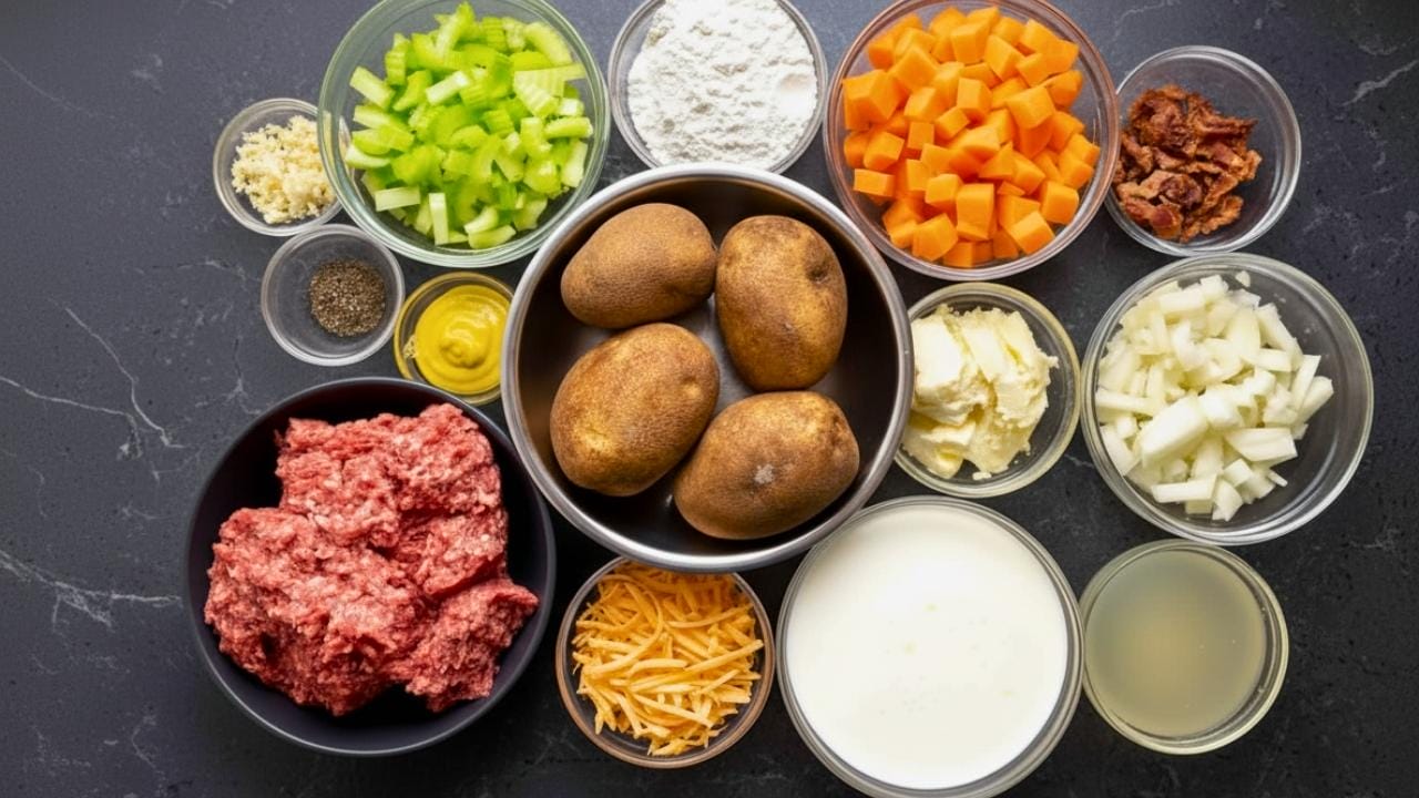 Cheeseburger Soup? Yep, and It’s Better Than You Think - cheeseburger soup ingredients