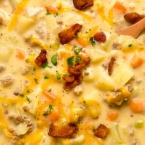 Cheeseburger Soup? Yep, and It’s Better Than You Think - cheeseburger soup ingredients 2