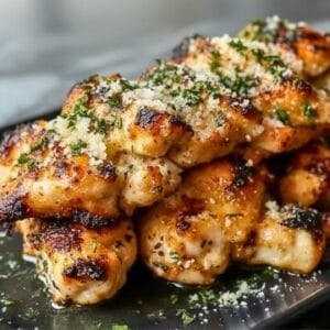 Easy Blackstone Garlic Parmesan Chicken - Blackstone Garlic Parmesan Chicken 3