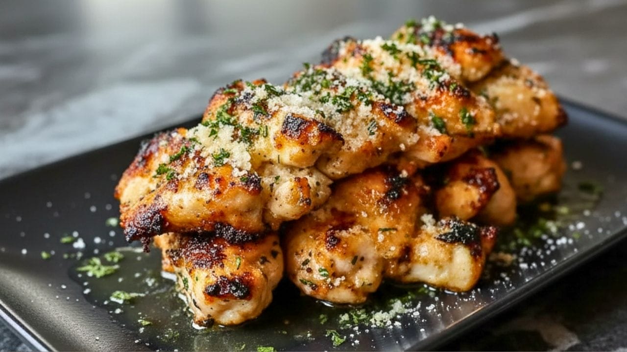Easy Blackstone Garlic Parmesan Chicken - Blackstone Garlic Parmesan Chicken 3