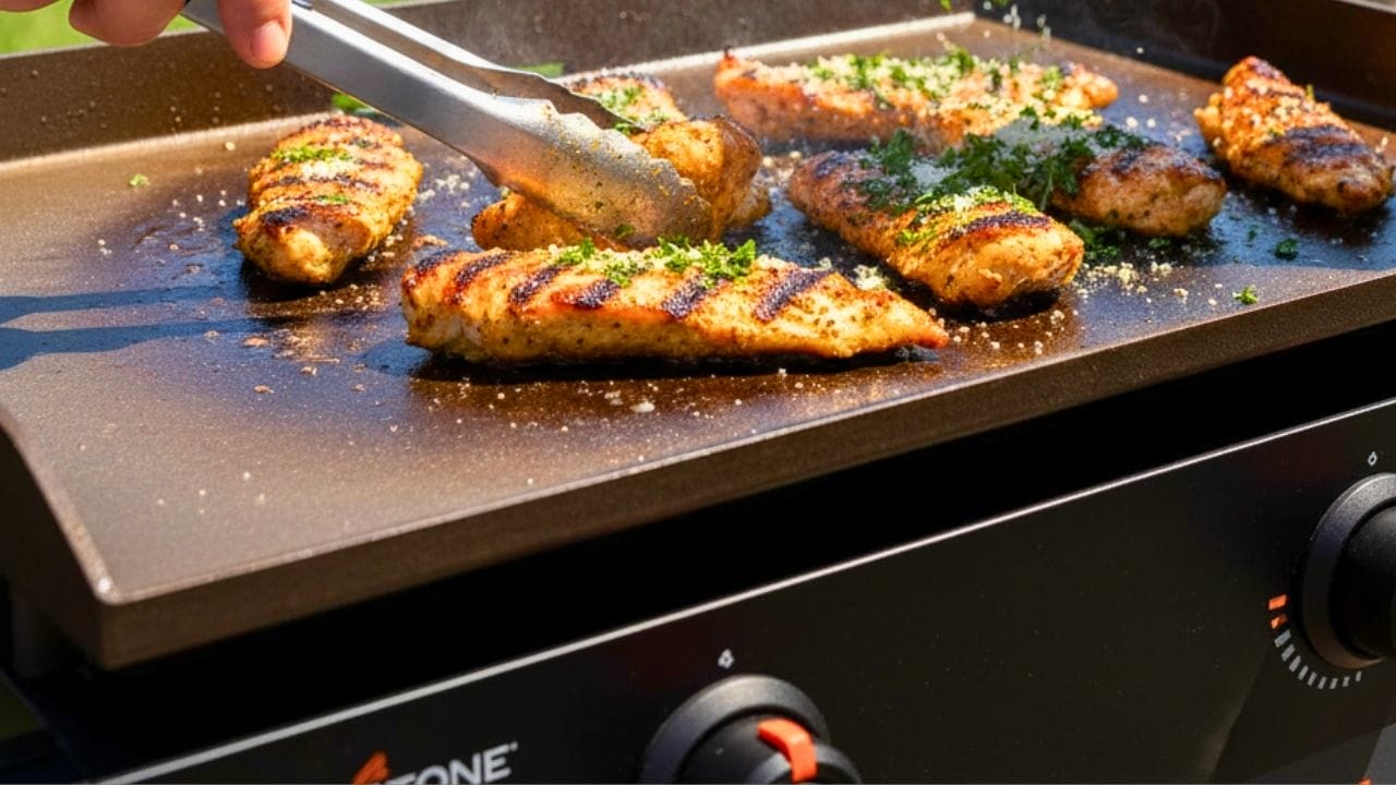 Easy Blackstone Garlic Parmesan Chicken - Blackstone Garlic Parmesan Chicken