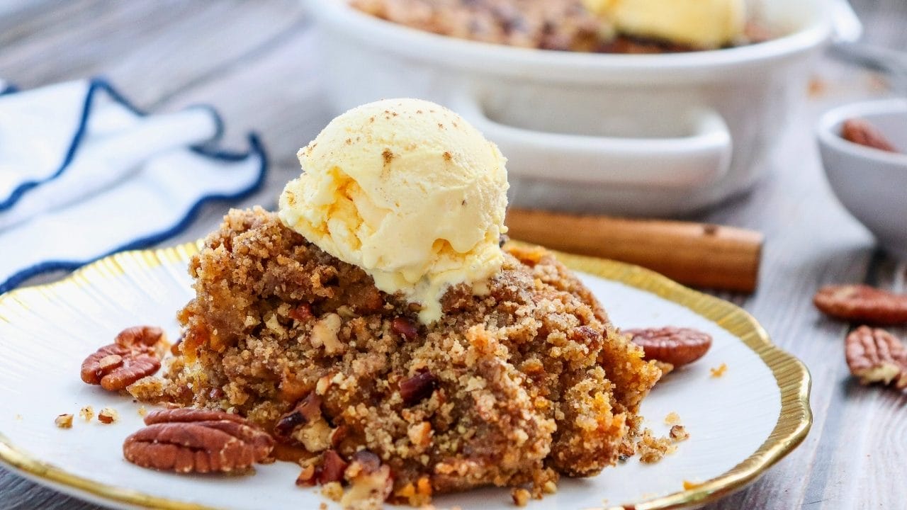 clean pumpkin dump cake that loves you back - Clean Pumpkin Dump Cake