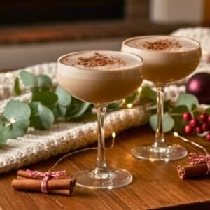 the best eggnog espresso martini - EGGNOG ESPRESSO MARTINI WITH RUM