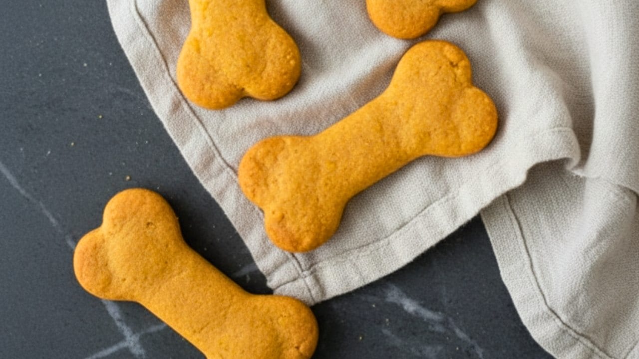 easy pumpkin peanut butter dog treats: healthy, crunchy, and xylitol-free - Pumpkin Peanut Butter dog Biscuits 2