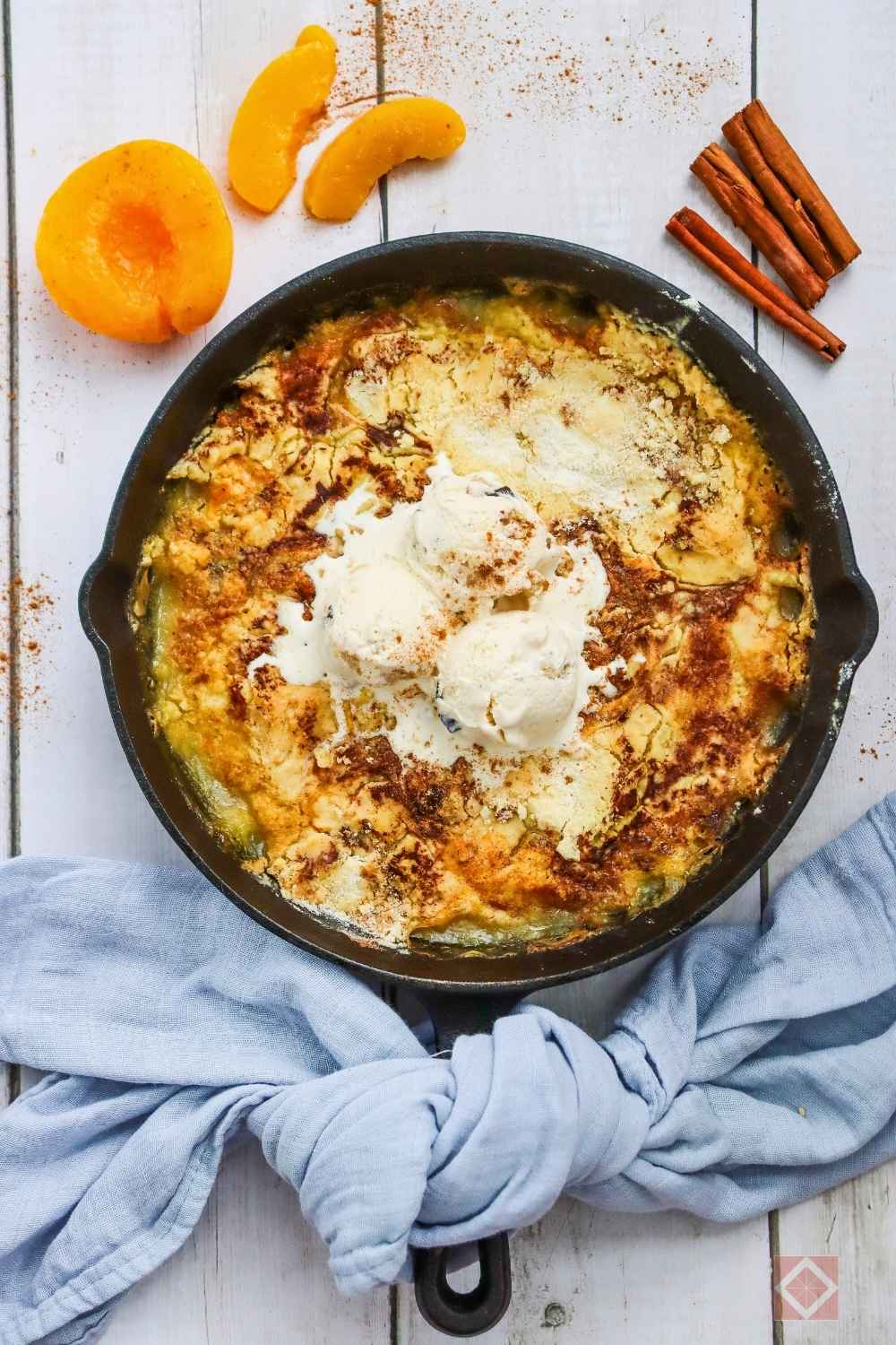 skillet peach dump cake: 10-minute prep, big payoff - Skillet Peach Dump Cake 2