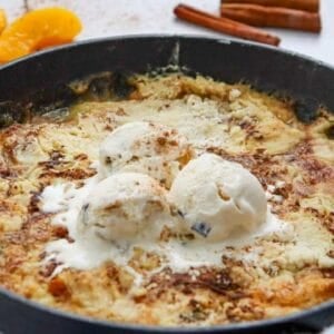 skillet peach dump cake: 10-minute prep, big payoff - Skillet Peach Dump Cake