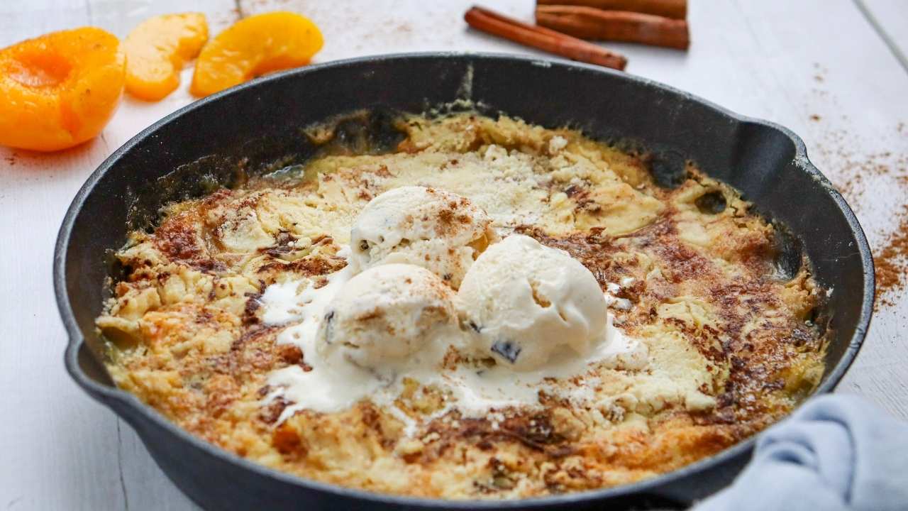skillet peach dump cake: 10-minute prep, big payoff - Skillet Peach Dump Cake