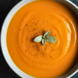 Sweet Potato Apple Soup (Upgraded with Roasted Flavor + Creamy Finish) - Sweet Potato Apple Soup