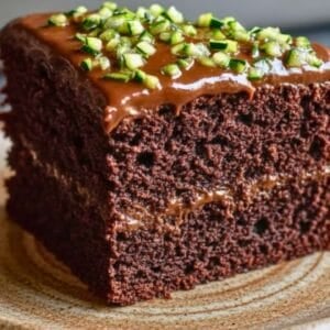 Chocolate Zucchini Cake (Impossibly Moist & Fudgy) - chocolate zucchini cake 4