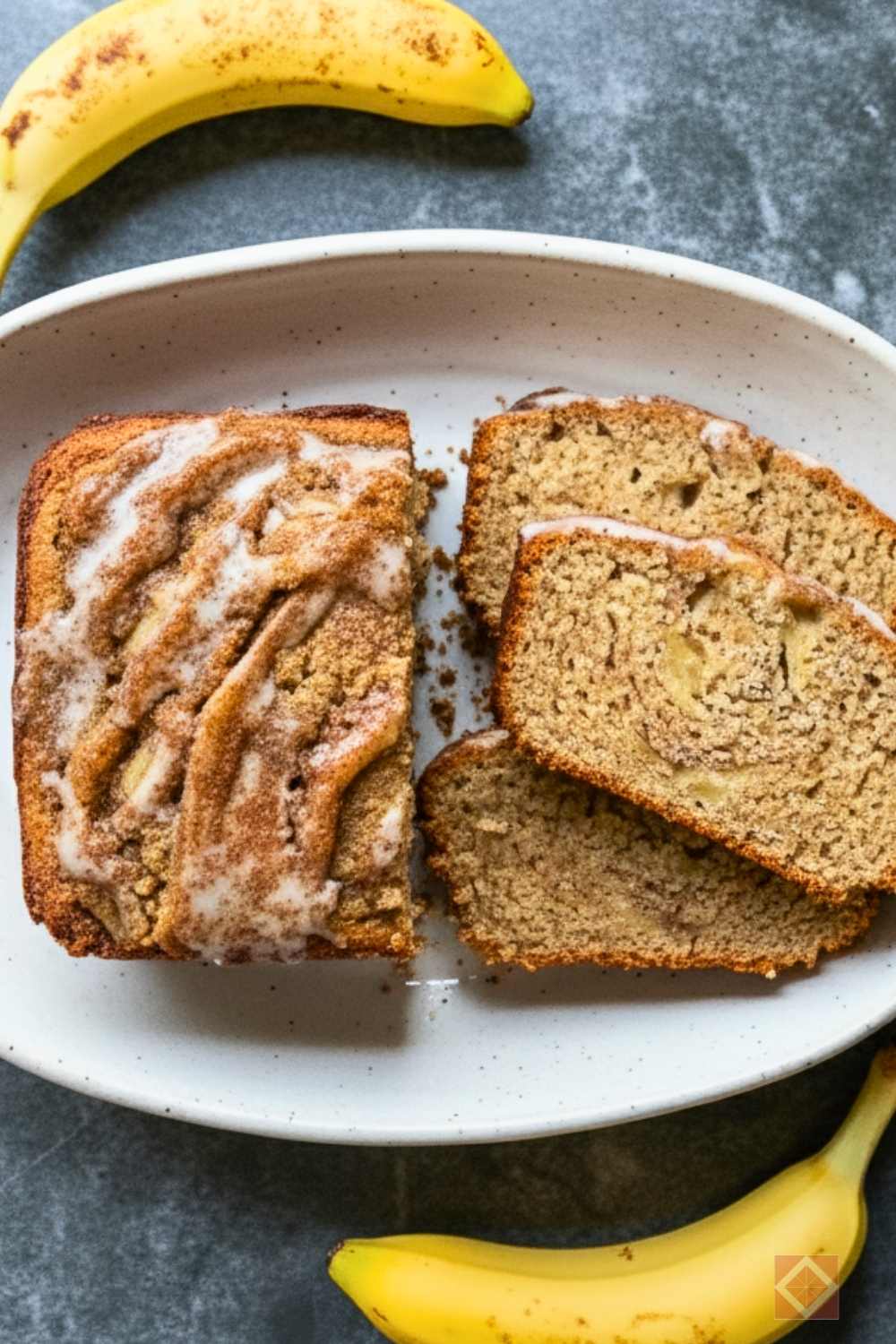 cinnamon swirl banana bread with a bakery secret - cinnamon swirl banana bread 5