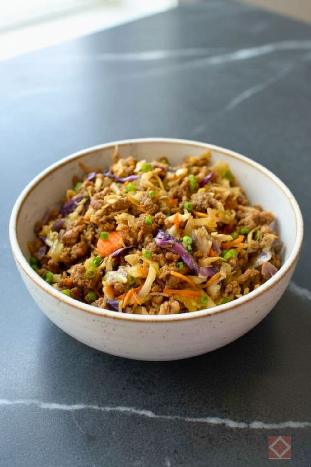 low calorie & carb egg roll in a bowl (that’s actually not bland) - egg roll in a bowl