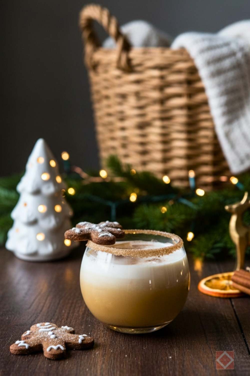 gingerbread white russian: the christmas cocktail that tastes like a cookie - gingerbread white russian 3