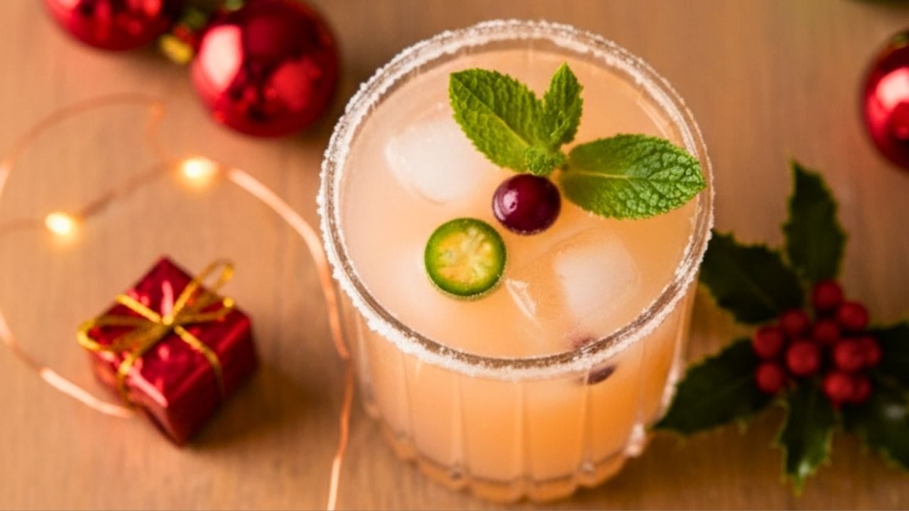 spicy sweet grinch cocktail - spicy sweet grinch cocktail 2